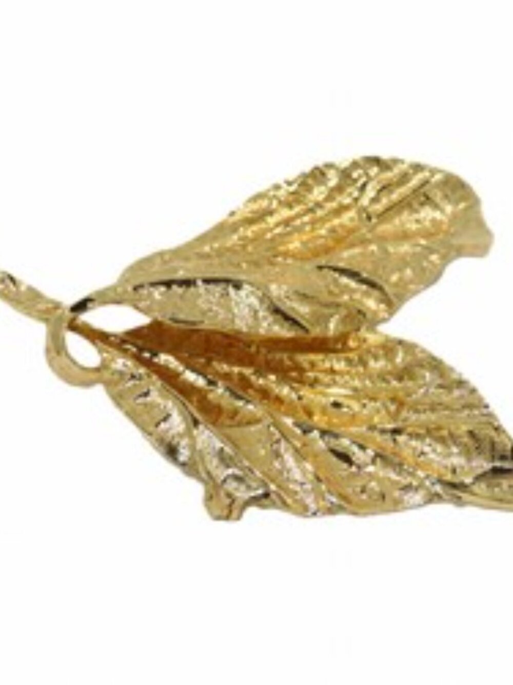 #138 - Christian Dior Dior leaf motif brooch, Authentic - Picture 4 of 8